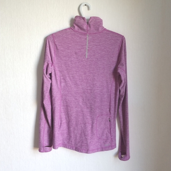 New Balance Half Zip Pullover Running Jacket Running Top Heathered Purple size M - Picture 5 of 8